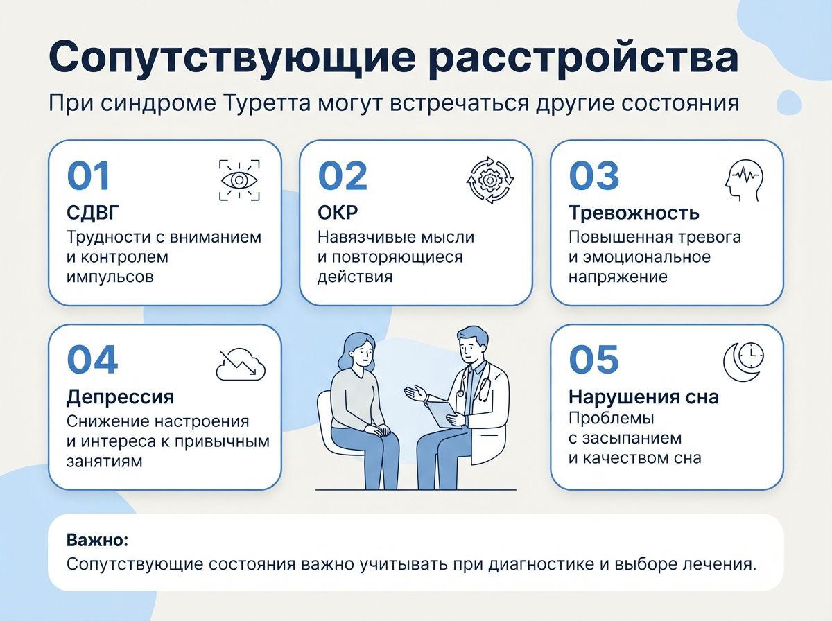Лечение синдрома Туретта в Темрюке инфографика
