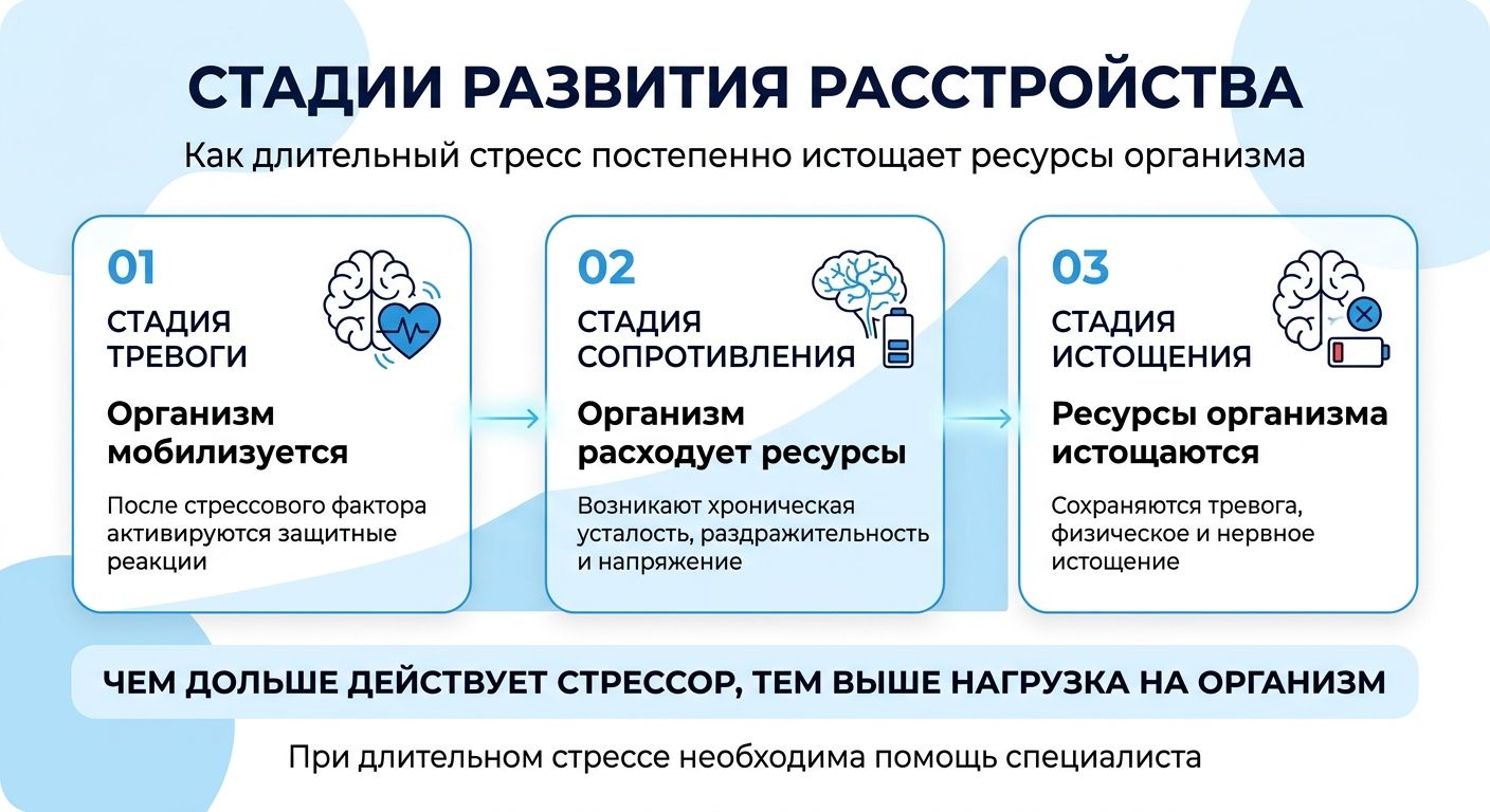 Лечение стресса в Темрюке инфографика